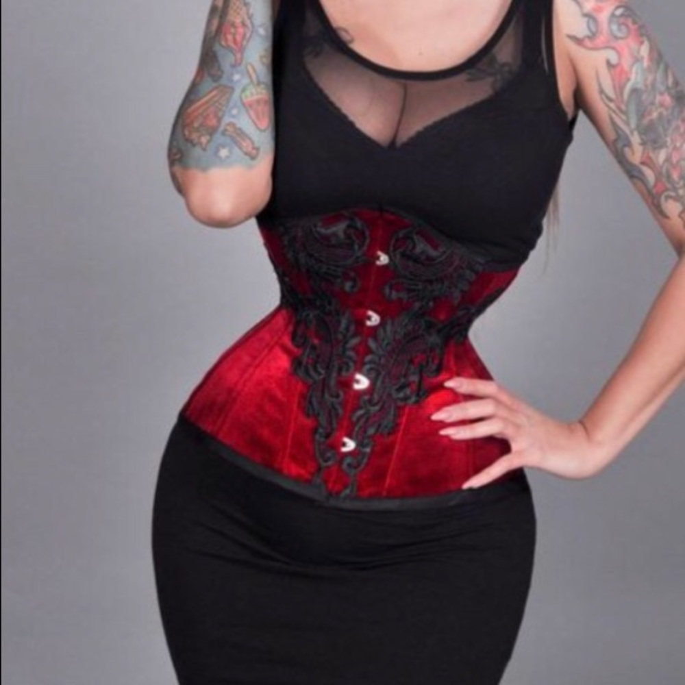 Red Velvet Corset